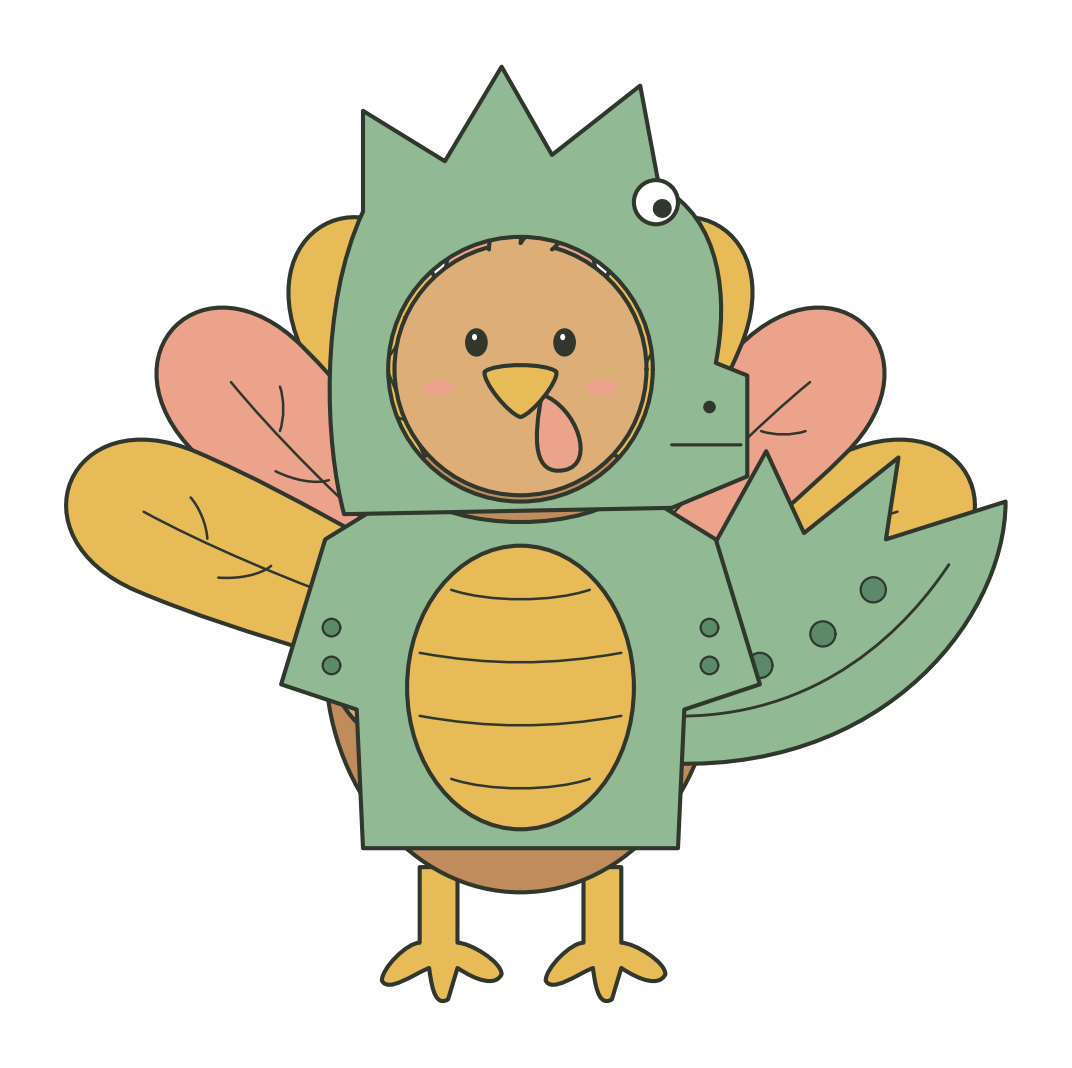 Dinosaur turkey